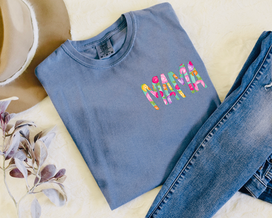 Spring Floral Mama Tee