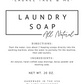 All Natural Laundry Soap