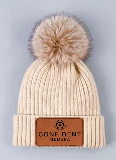 CONFIDENT MED SPA- Cream Beanie