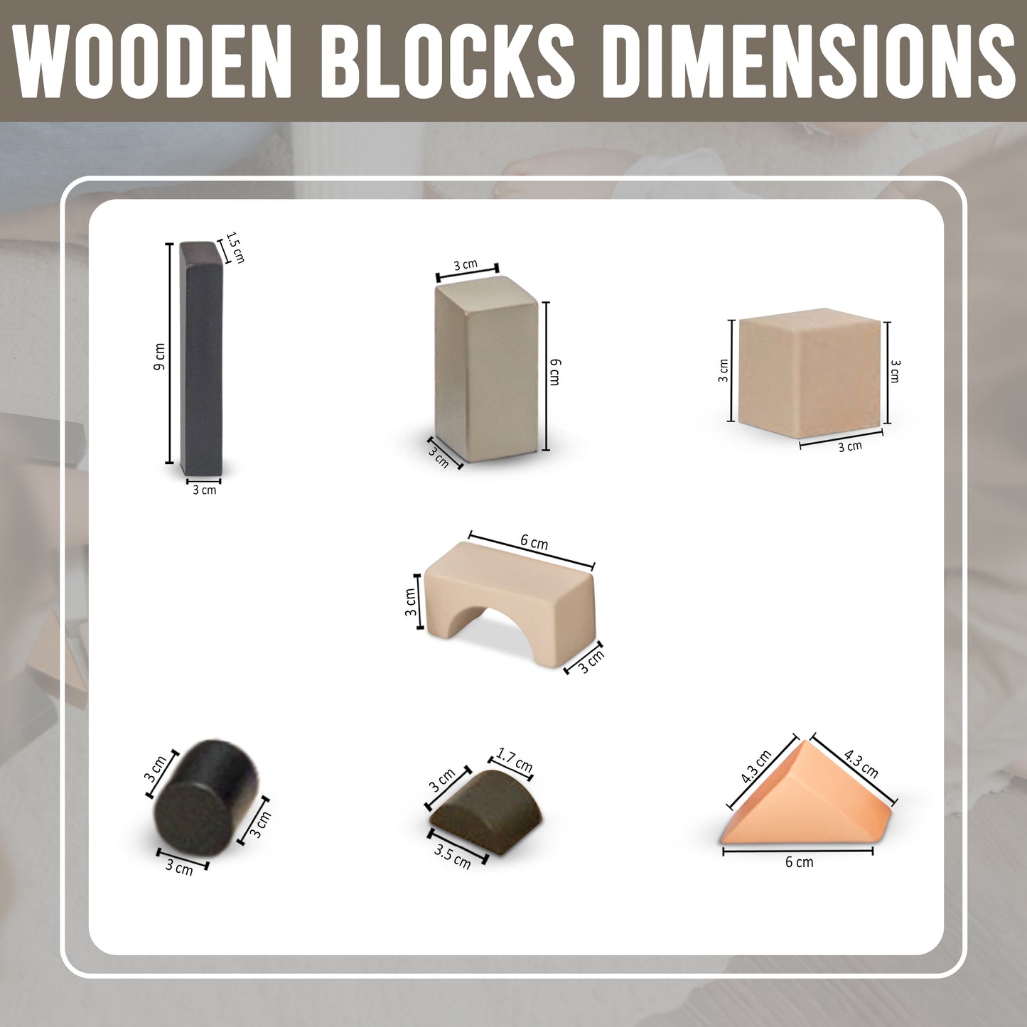Wooden Kids Blocks