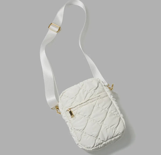 White Puff Cross Body Bag