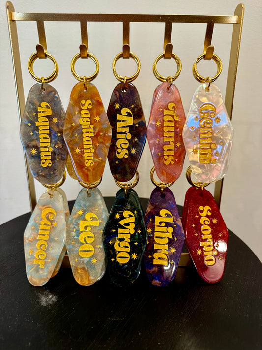 Zodiac Keychains