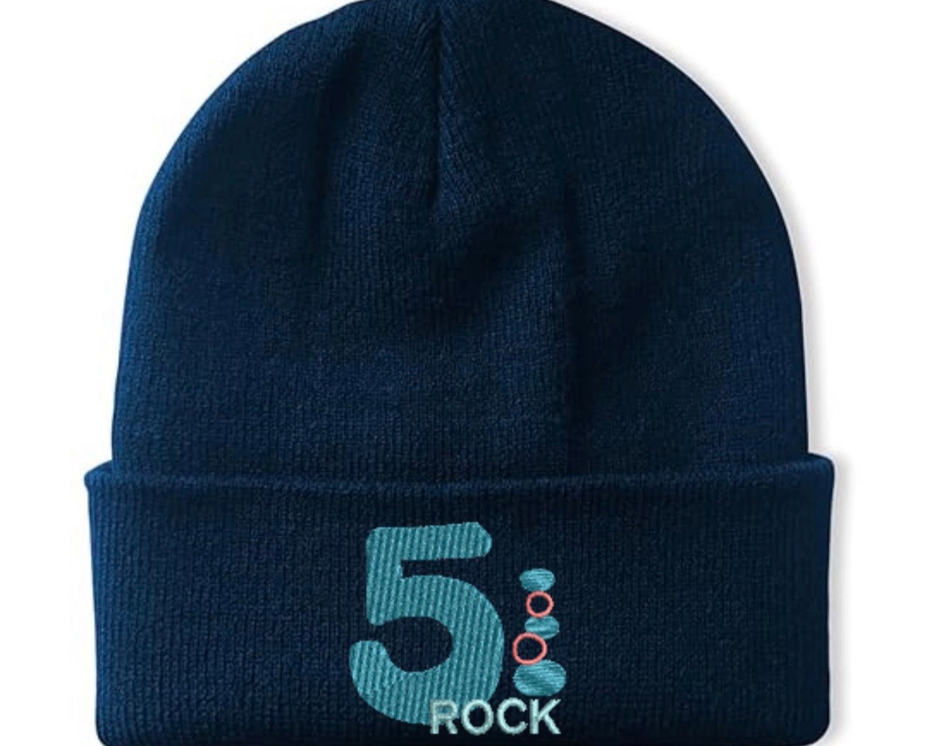 5 Rock Embroidered Beanie