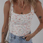 Floral Textured Bodysuit