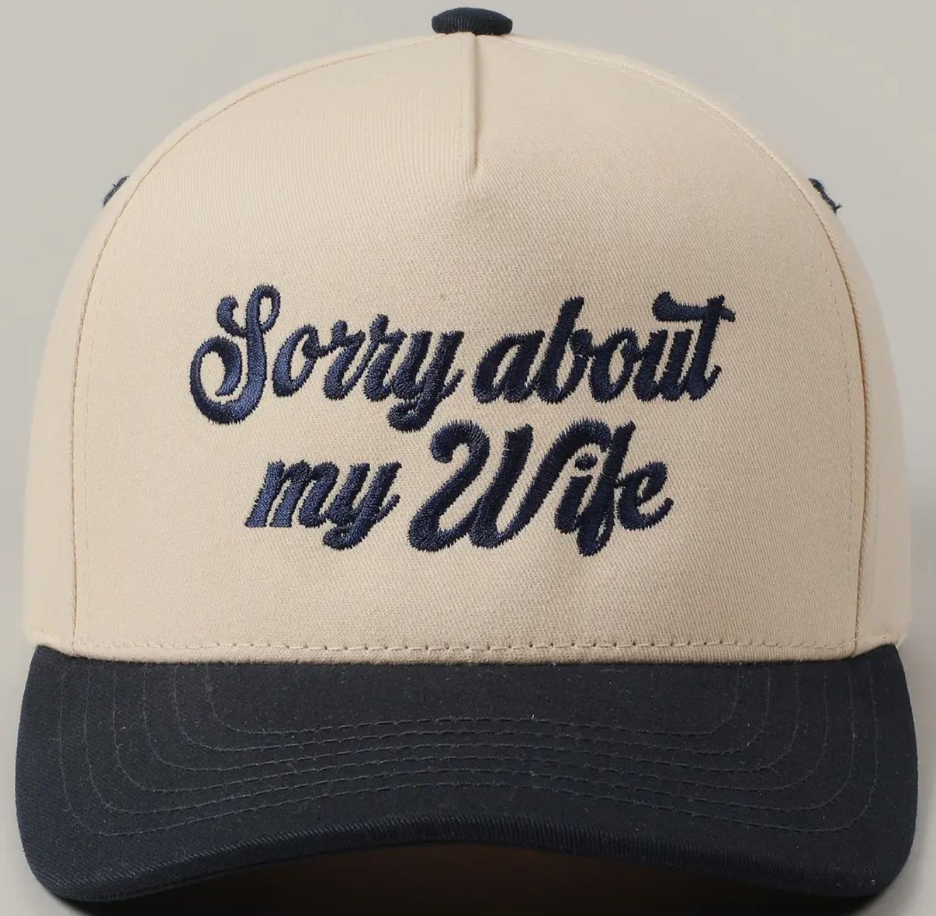 Sorry about my Wife
