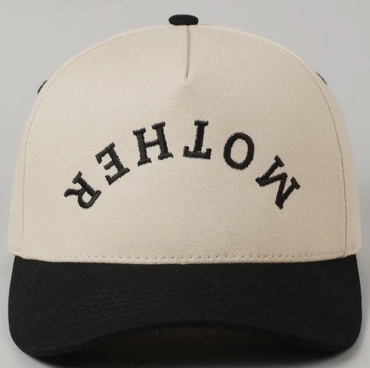 Mother embroidered hat