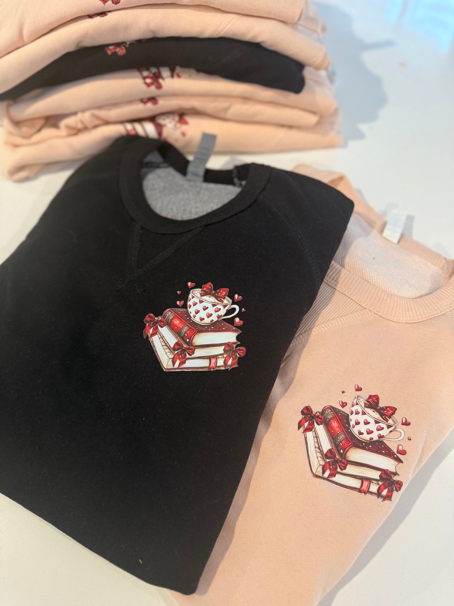 Book Lover Raglan Crew