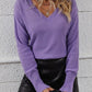 Casual V Neck Sweater