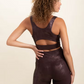 The Shannon Foil Sports Bra