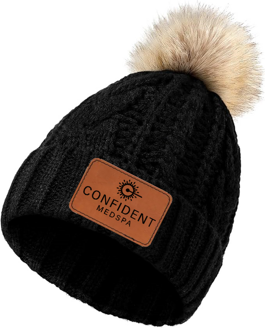 CONFIDENT MED SPA- Black Beanie