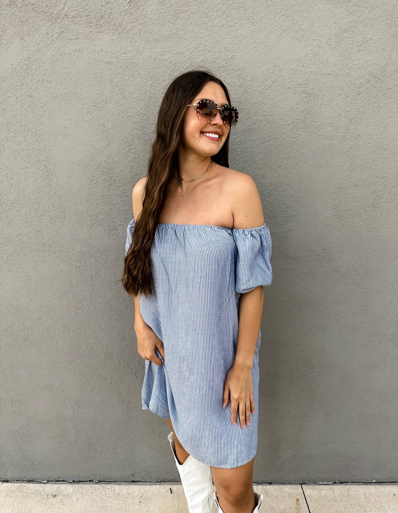 Michella Off Shoulder Dress