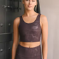 The Shannon Foil Sports Bra