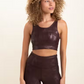 The Shannon Foil Sports Bra