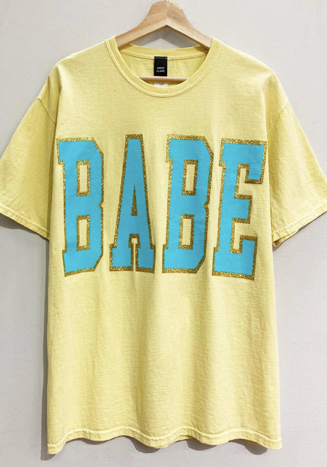 Glitter BABE Oversized Tee