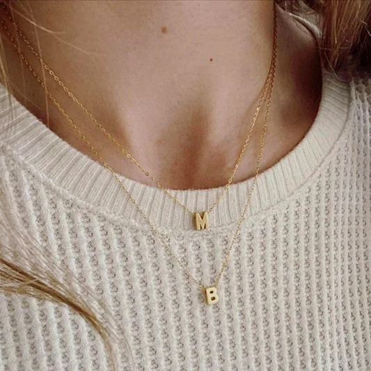 Personalized Minimalist Initial Necklace