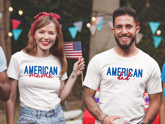 American Mom & Dad Shirt